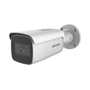 Cámara IP Tipo Bala de 2 Megapixel / Serie PRO / 50 mts IR EXIR / Exterior IP67 / WDR / PoE+ / Audio y Alarmas / Lente Mot. 2.8 a 12 mm / Videoanaliticos Integrados