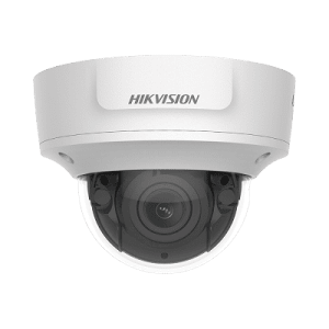 Cámara Tipo Domo IP 4 Megapixel / Lente Mot. 2.8 a 12 mm / 30 mts IR EXIR / Exterior IP67 / IK10 / WDR 120 dB / PoE / Audio y Alarmas / Videoanaliticos Integrados