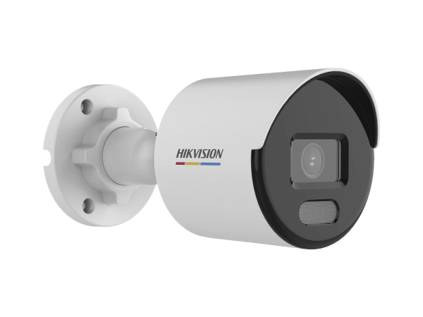 Cámara Tipo Bala IP 4 Megapixel / Imagen a Color 24/7 / PoE / Lente 2.8 mm / Luz Blanca 30 mts / Exterior IP67 / dWDR