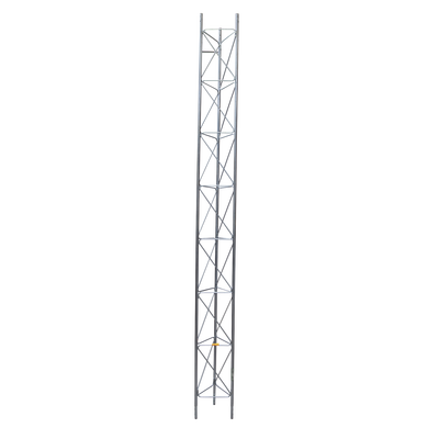 Tramo de Torre Arriostrada de 3m x 30cm, Galvanizado por Inmersión, Hasta 30 m de Elevación. Zonas Húmedas.