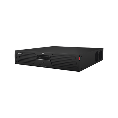 NVR 32 Megapixel (8K) / 32 Canales IP / Soporta Cámaras con AcuSense / 8 Bahías de Disco Duro / 2 Tarjetas de Red / Soporta RAID con Hot Swap / HDMI en 4K / Soporta POS