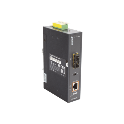 Convertidor de medios industriales 1000BASE-X a 10/100 / 1000BASE-T 802.3at PoE +